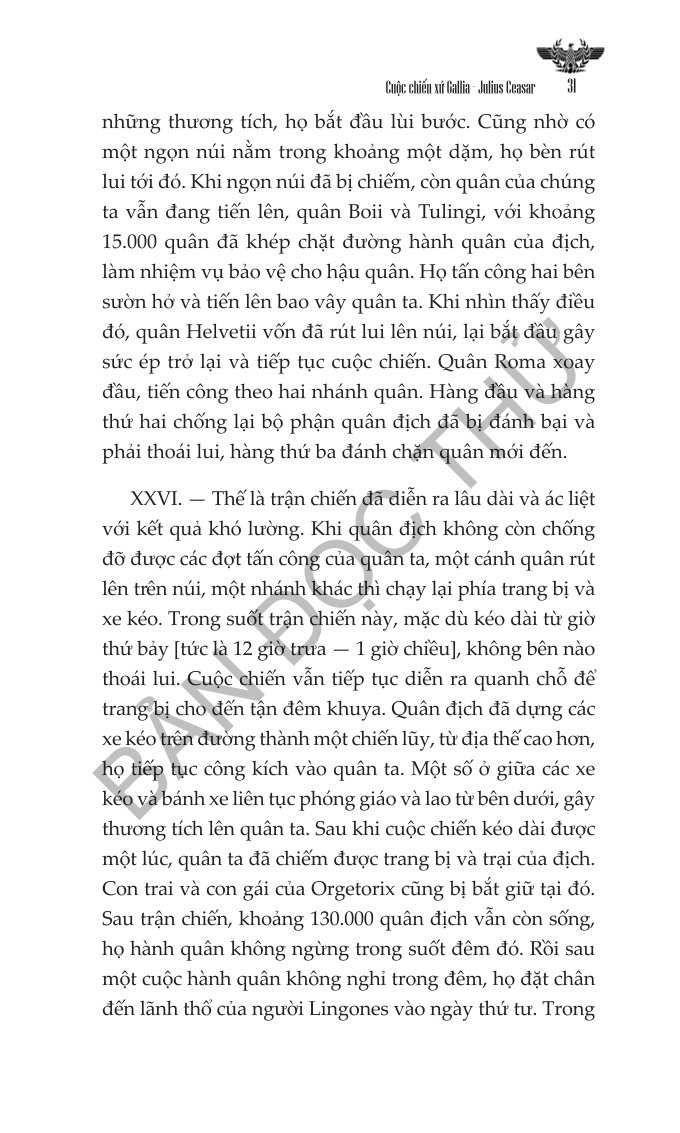 Cuộc Chiến Xứ Gallia - Nghệ Thuật Chiến Tranh Và Ngoại Giao Của Julius Caesar - Julius Caesar
