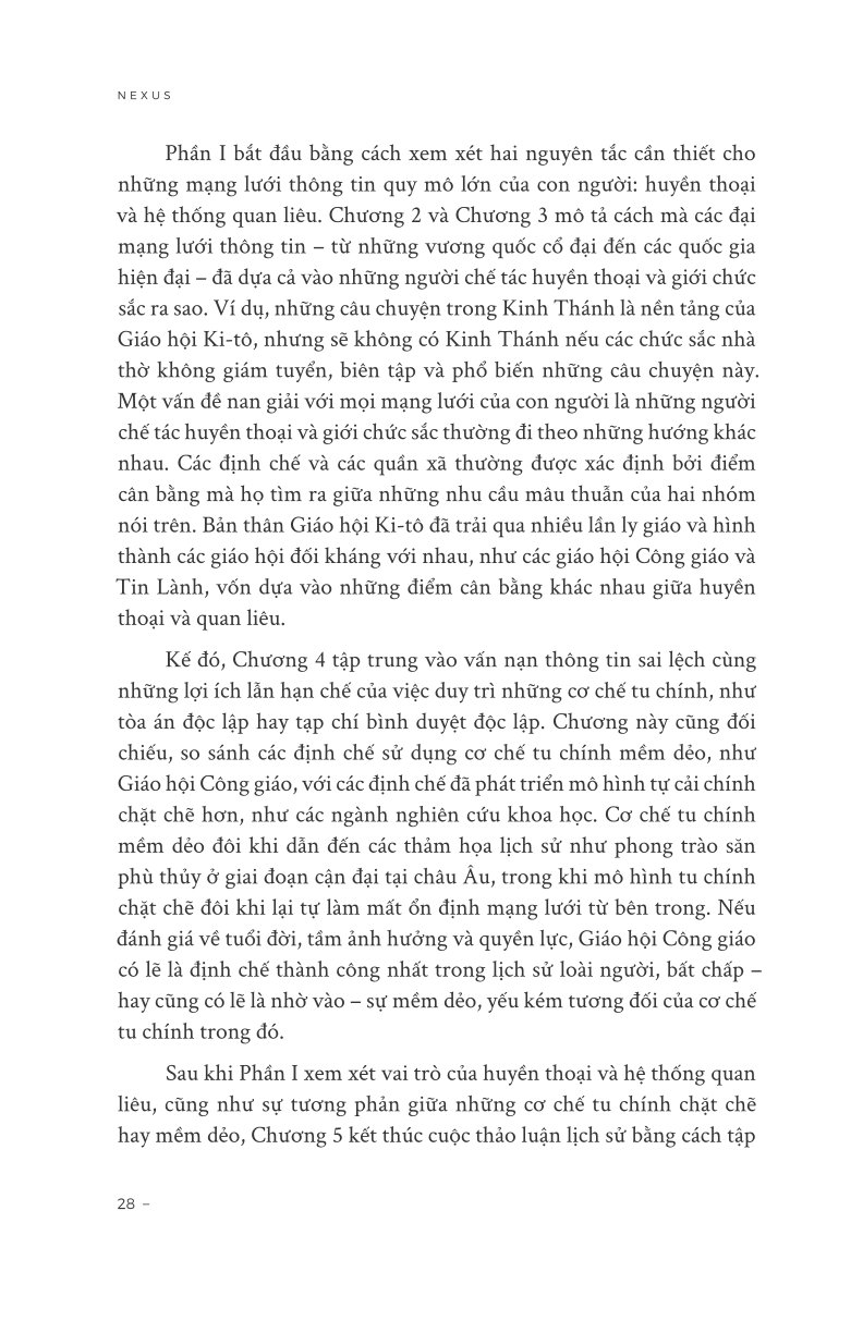 NEXUS - Lược Sử Của Những Mạng Lưới Thông Tin Từ Thời Đại Đồ Đá Đến Trí Tuệ Nhân Tạo - Yuval Noah Harari (Bìa Mềm)