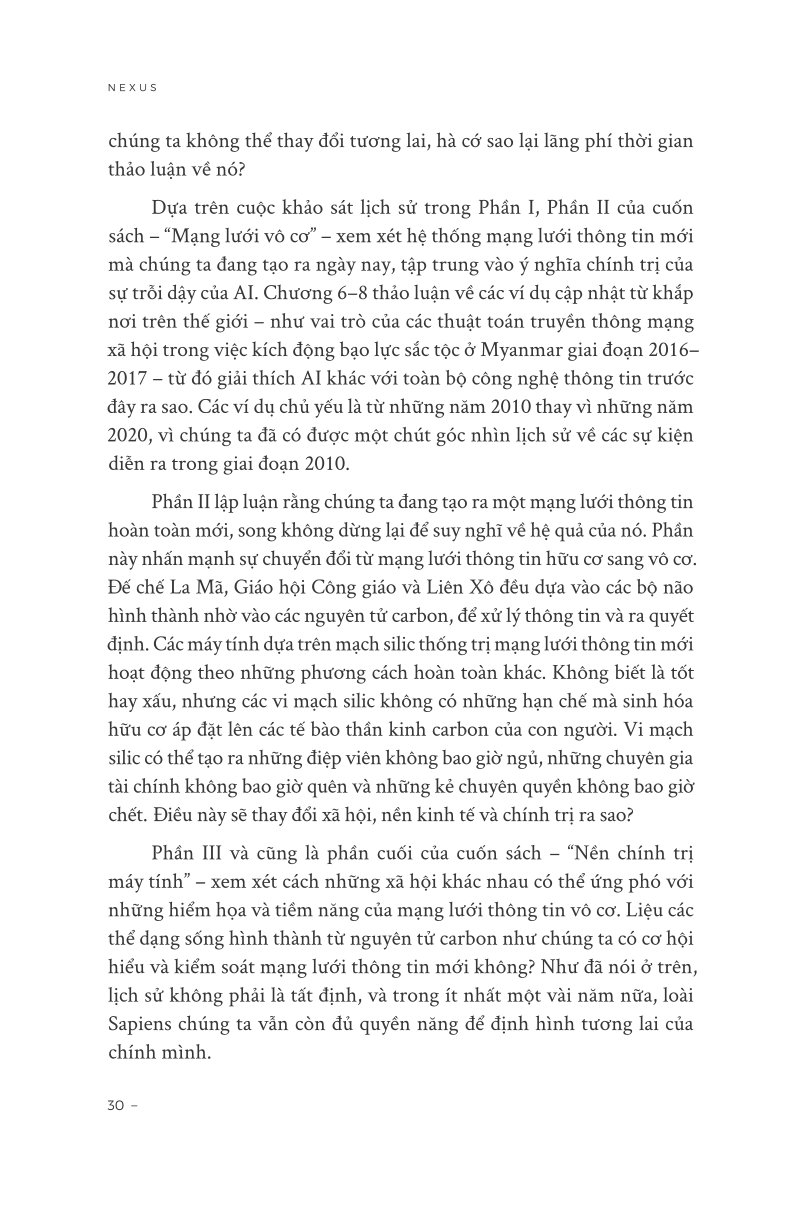 NEXUS - Lược Sử Của Những Mạng Lưới Thông Tin Từ Thời Đại Đồ Đá Đến Trí Tuệ Nhân Tạo - Yuval Noah Harari (Bìa Mềm)