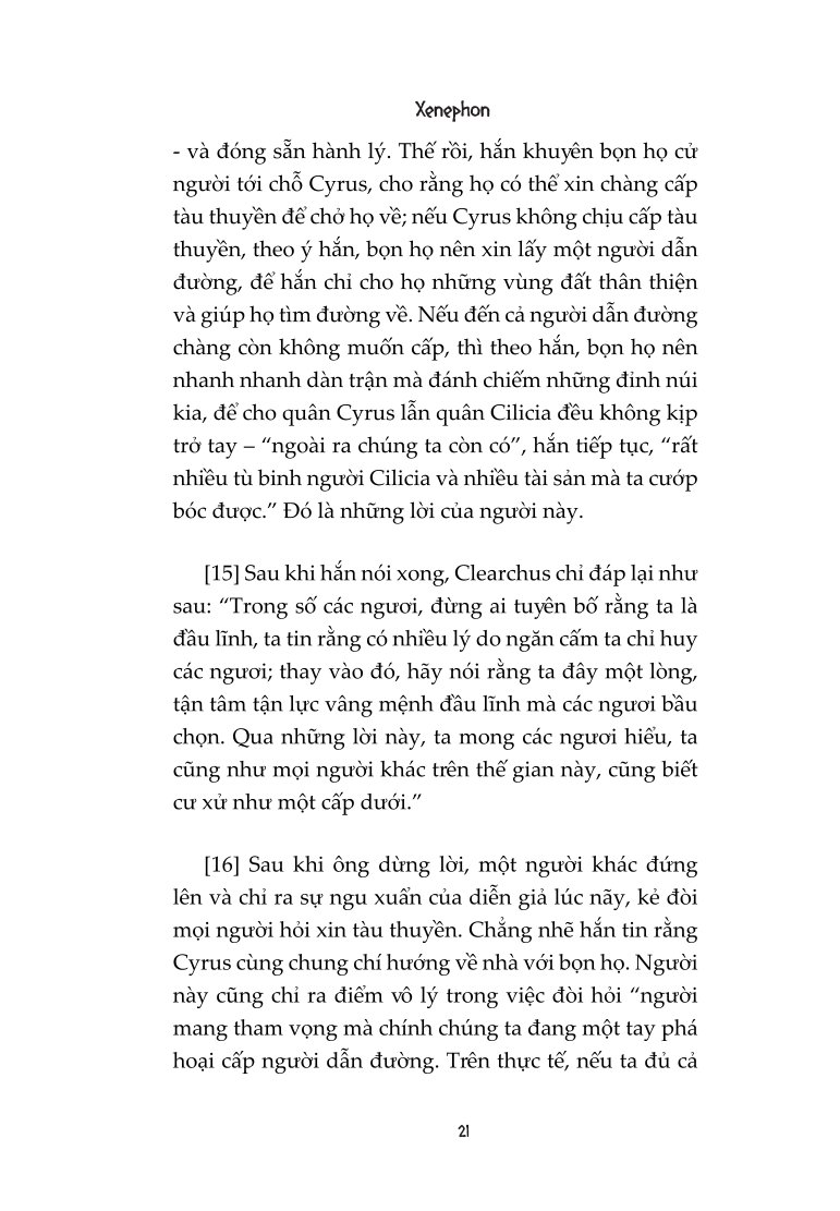 Anabasis : Hồi Ký Viễn Chinh Xứ Ba Tư - Xenophon