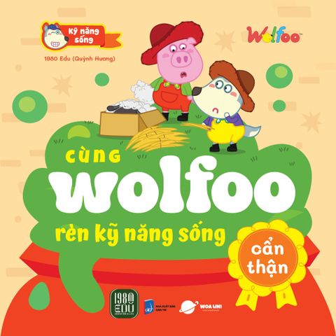  Bộ Sách Cùng Wolfoo Rèn Kỹ Năng Sống (Bộ 6 Cuốn) - 1980Edu, Quỳnh Hương 