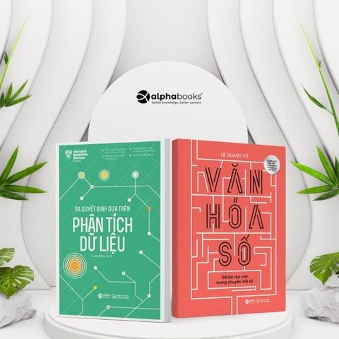  Combo 2 Quyển: Ra Quyết Định Dựa Trên Phân Tích Dữ Liệu + Văn Hoá Số - Gỡ Bỏ Rào Cản Trong Chuyển Đổi Số 