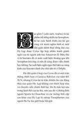Anabasis : Hồi Ký Viễn Chinh Xứ Ba Tư - Xenophon