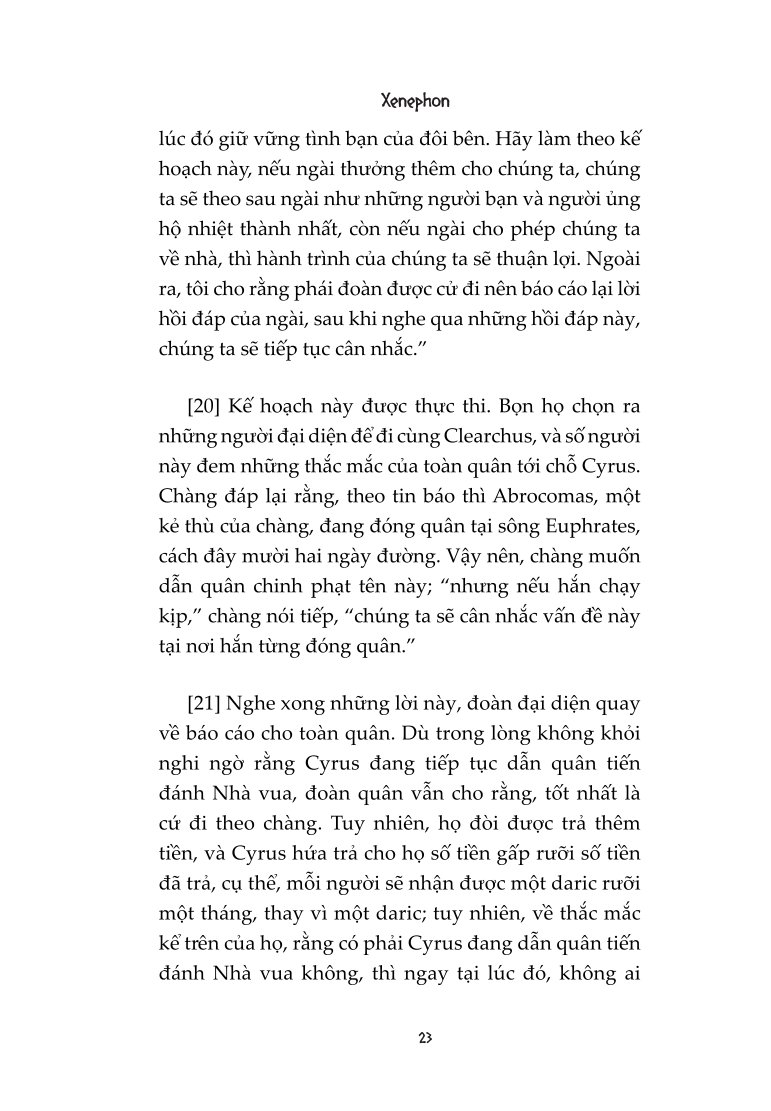 Anabasis : Hồi Ký Viễn Chinh Xứ Ba Tư - Xenophon