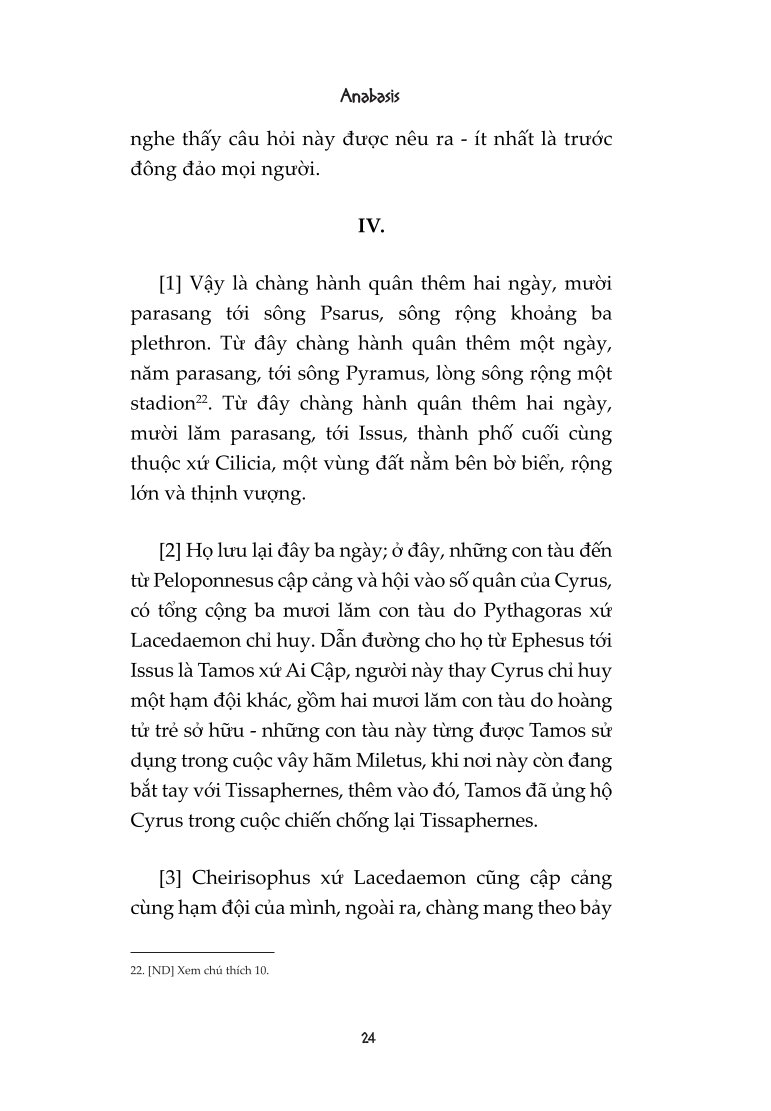 Anabasis : Hồi Ký Viễn Chinh Xứ Ba Tư - Xenophon