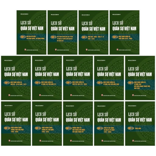 Lịch Sử Quân Sự Việt Nam - Bìa Cứng - (Trọn Bộ 14 Tập) - Bản 2024 - Viện Lịch Sử Quân Sự