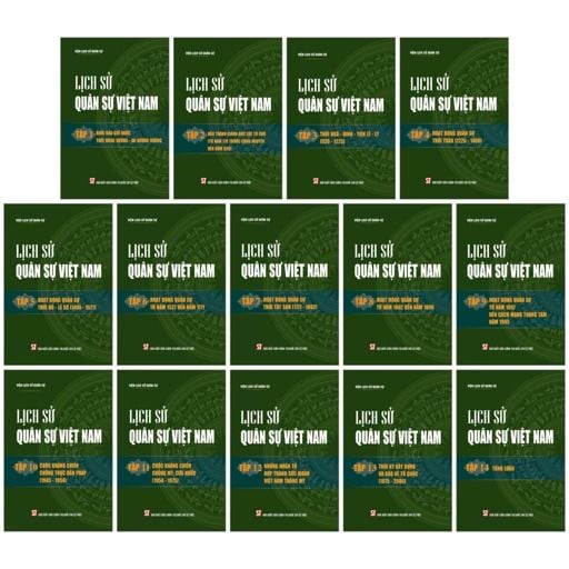  Lịch Sử Quân Sự Việt Nam - Bìa Mềm - (Trọn Bộ 14 Tập) - Bản 2024 - Viện Lịch Sử Quân Sự (Bìa Mềm) 
