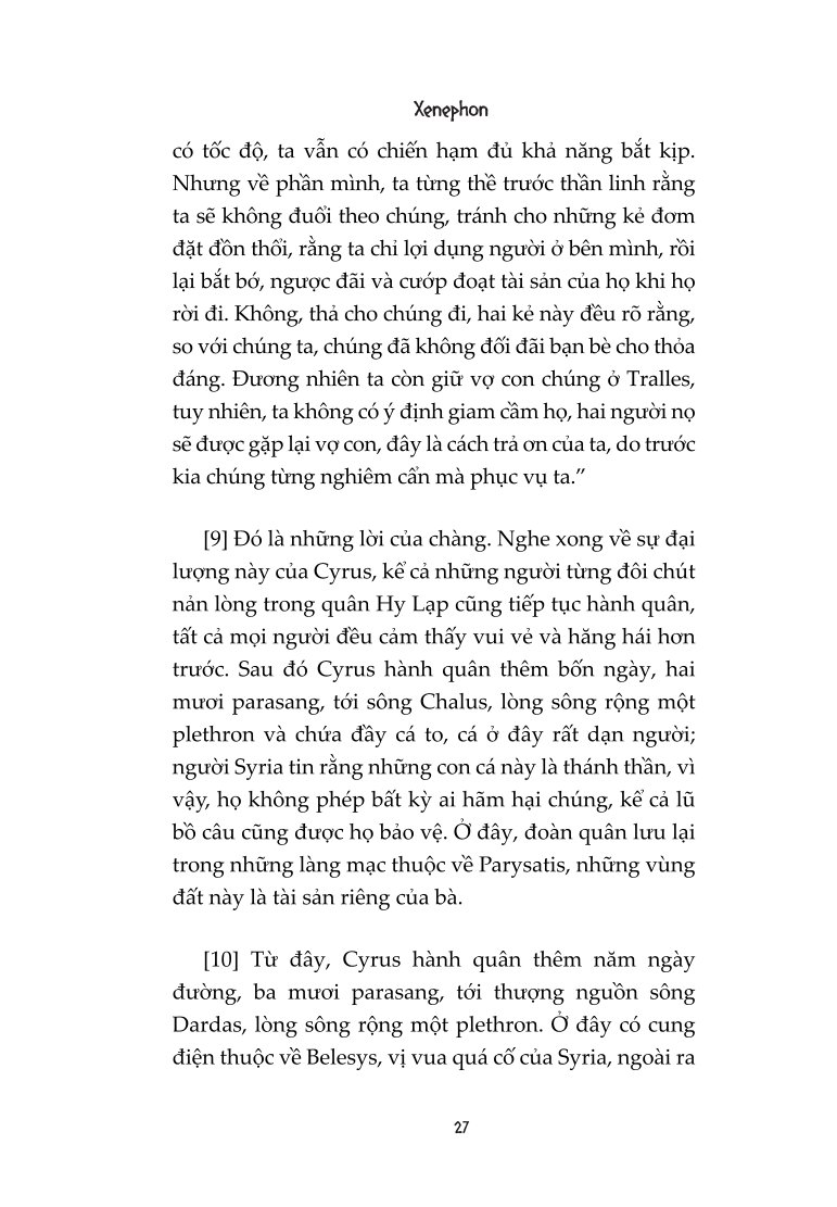 Anabasis : Hồi Ký Viễn Chinh Xứ Ba Tư - Xenophon