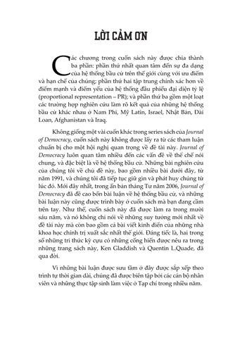  Các Hệ Thống Bầu Cử Trên Thế Giới - Larry Diamond & Marc F. Plattner 