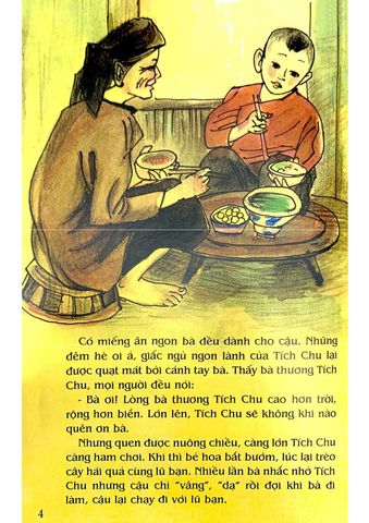  Combo 4 Quyển Tranh Truyện Dân Gian Việt Nam ( Cậu Bé Tích Chu + Sinh Con Rồi Mới Sinh Cha + Sự Tích Bánh Chưng Bánh Bánh Dày + Sự Tích Hồ Ba Bể ) - Nhiều Tác Giả 