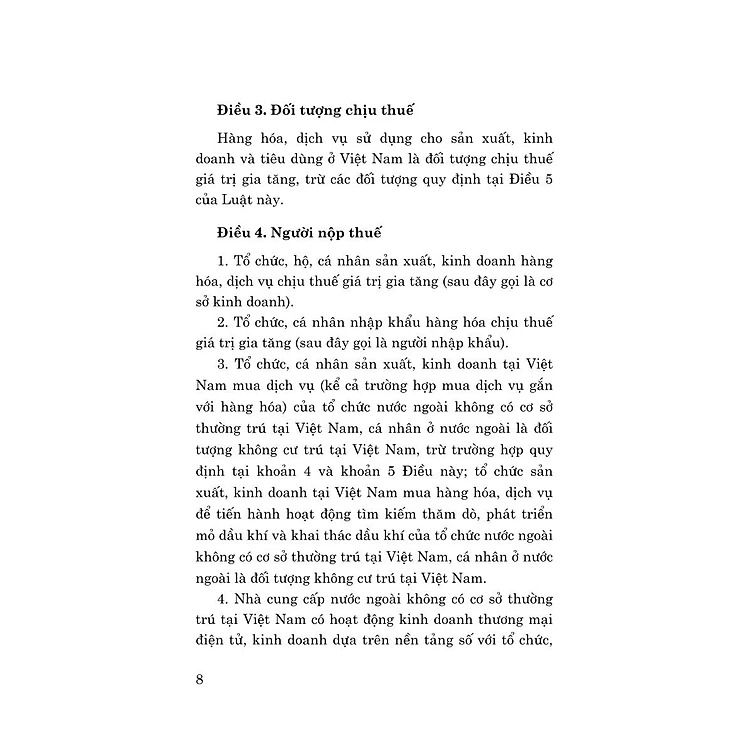 Luật Thuế Giá Trị Gia Tăng Năm 2024 - Quốc hội