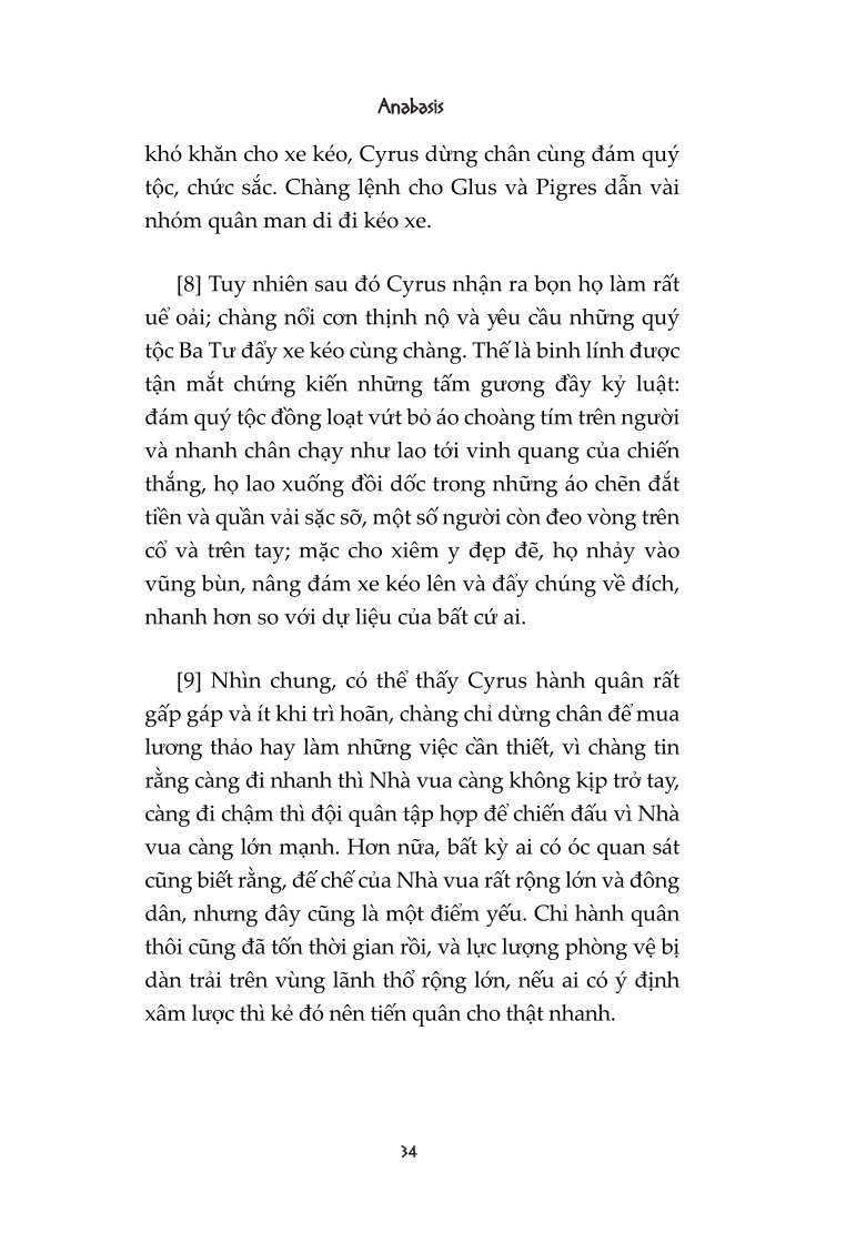 Anabasis : Hồi Ký Viễn Chinh Xứ Ba Tư - Xenophon
