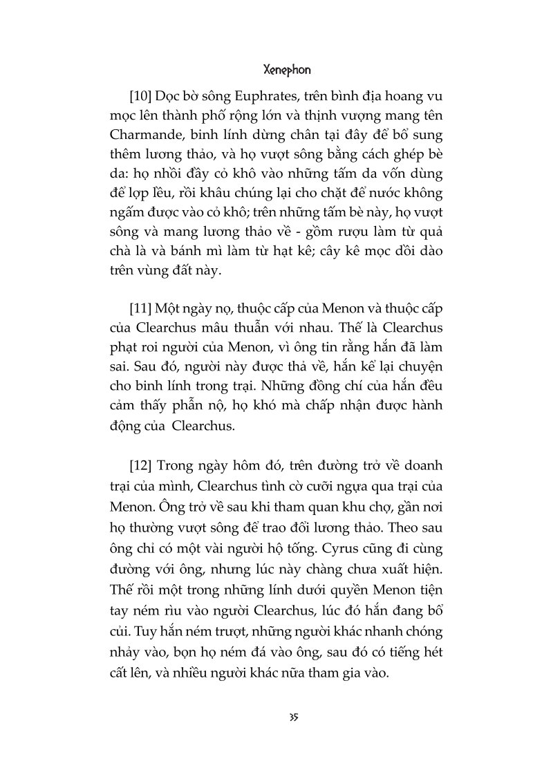 Anabasis : Hồi Ký Viễn Chinh Xứ Ba Tư - Xenophon