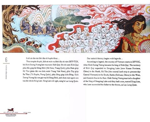  Combo 2 Quyển Lược Sử Nước Việt Bằng Tranh - Viet Nam - A Brief History In Pictures + Lược Sử Nước Việt Bằng Tranh 