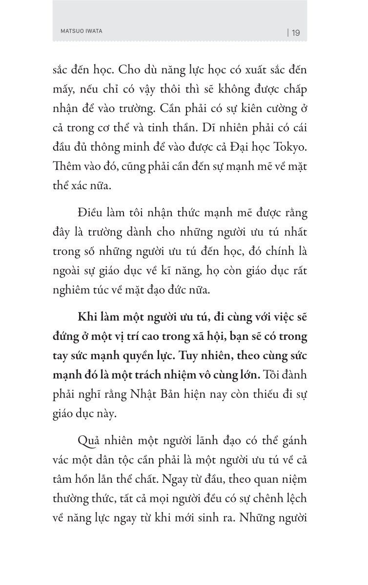 51 Chìa Khóa Vàng Để Trở Thành Nhà Lãnh Đạo Truyền Cảm Hứng - Matsuo Iwata