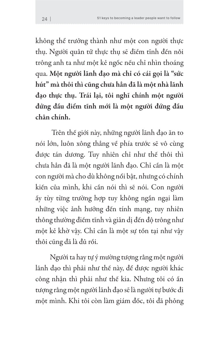 51 Chìa Khóa Vàng Để Trở Thành Nhà Lãnh Đạo Truyền Cảm Hứng - Matsuo Iwata
