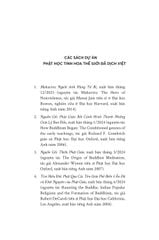 Những Tinh Túy Chọn Lọc Trong Kinh Tạng Nikāya - 
Glenn Wallis