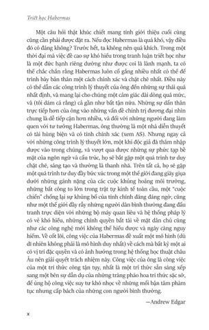  Triết Học Habermas - The Philosophy Of Habermas - Andrew Edgar 