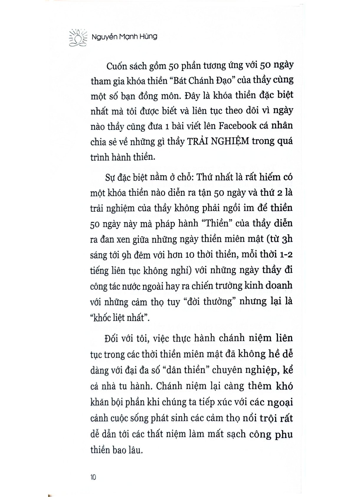 Thiền Trong Từng Phút Giây - Nguyễn Mạnh Hùng