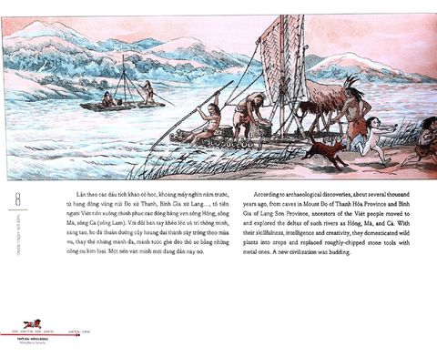  Combo 2 Quyển Lược Sử Nước Việt Bằng Tranh - Viet Nam - A Brief History In Pictures + Lược Sử Nước Việt Bằng Tranh 