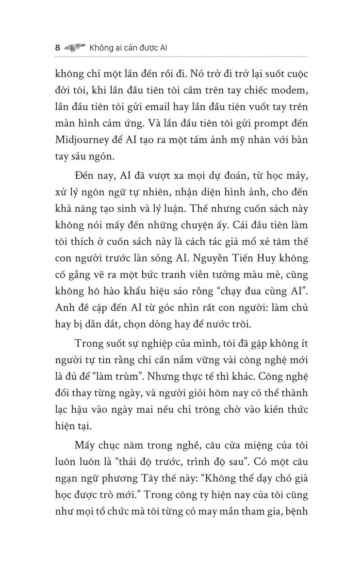 Không Ai Cản Được AI - Hiểu AI Từ Căn Gốc Để Phát Triển Sự Nghiệp - Nguyễn Tiến Huy