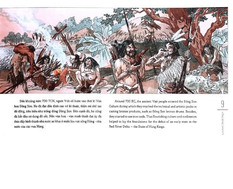  Combo 2 Quyển Lược Sử Nước Việt Bằng Tranh - Viet Nam - A Brief History In Pictures + Lược Sử Nước Việt Bằng Tranh 