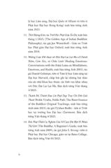 Những Tinh Túy Chọn Lọc Trong Kinh Tạng Nikāya - 
Glenn Wallis