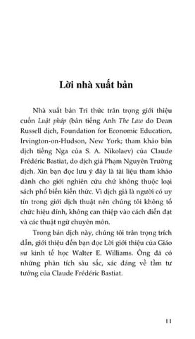  Luật Pháp - Claude – Frédéric Bastiat 