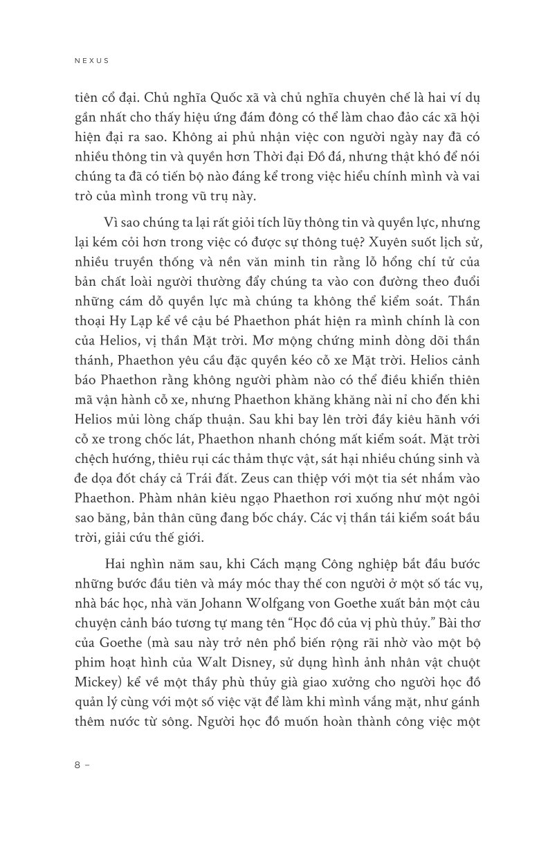 NEXUS - Lược Sử Của Những Mạng Lưới Thông Tin Từ Thời Đại Đồ Đá Đến Trí Tuệ Nhân Tạo - Yuval Noah Harari (Bìa Mềm)