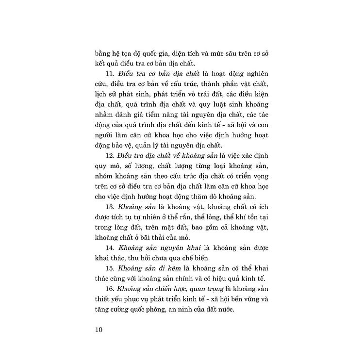 Luật Địa Chất Và Khoáng Sản Năm 2024 - Quốc hội