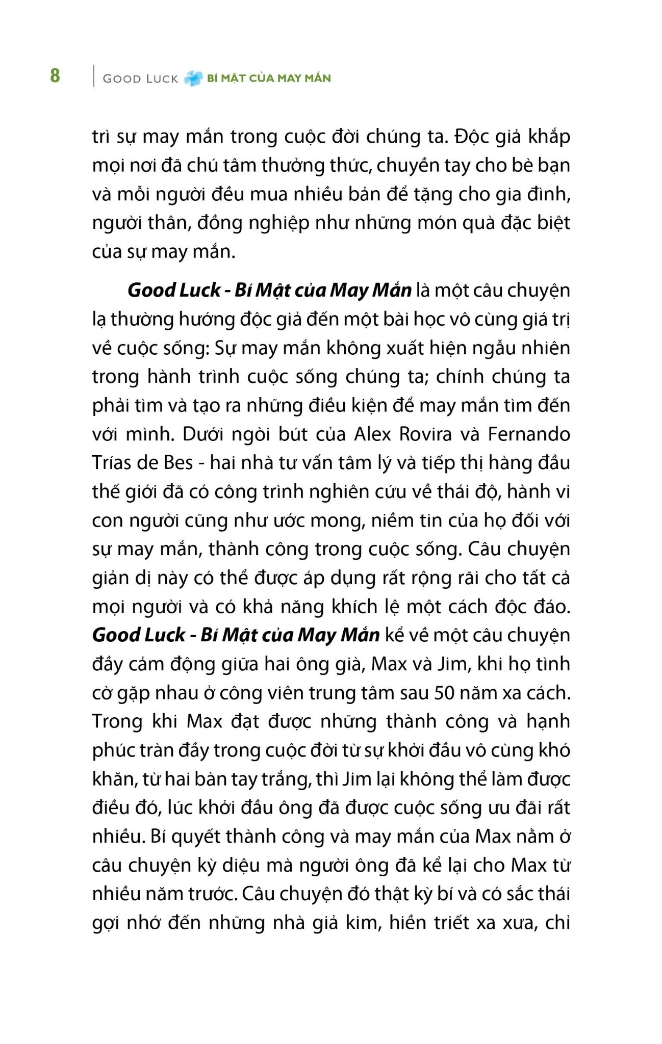 Bí Mật Của May Mắn - Alex Rovira