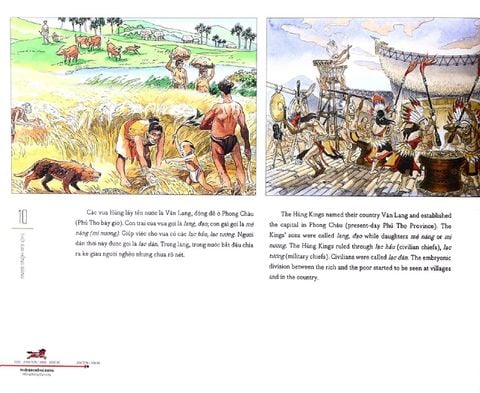  Combo 2 Quyển Lược Sử Nước Việt Bằng Tranh - Viet Nam - A Brief History In Pictures + Lược Sử Nước Việt Bằng Tranh 