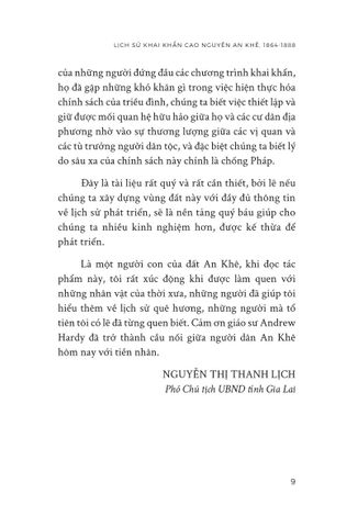  Lịch Sử Khai Khẩn Cao Nguyên An Khê, 1864-1888 - Andrew Hardy 