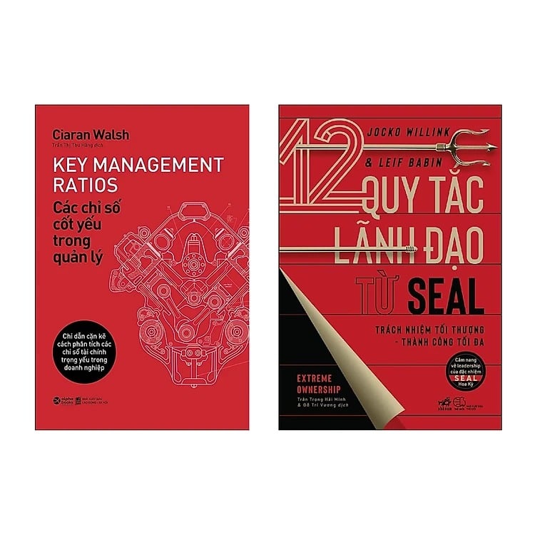 Combo 2 Quyển Quản Trị Trách Nhiệm Tối Thượng - Thành Công Tối Đa ( Các Chỉ Số Cốt Yếu Trong Quản Lý + 12 Quy Tắc Lãnh Đạo Từ Seal )
