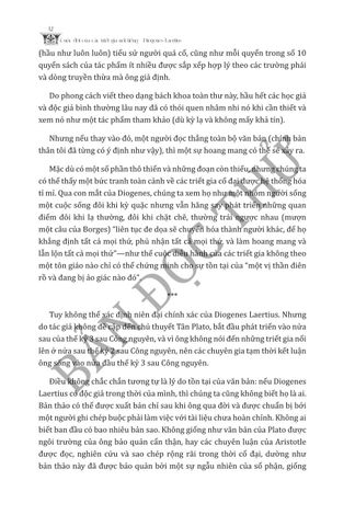  Cuộc Đời Của Các Triết Gia Nổi Tiếng - Sách Kinh Điển Về Lịch Sử Triết Học Phương Tây - Diogenes Laertius 