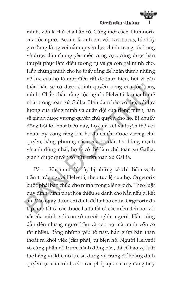 Cuộc Chiến Xứ Gallia - Nghệ Thuật Chiến Tranh Và Ngoại Giao Của Julius Caesar - Julius Caesar