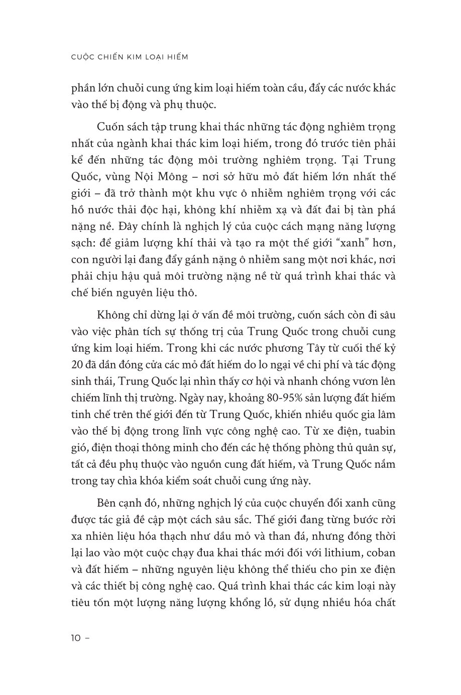 Cuộc Chiến Kim Loại Hiếm - Guillaume Pitron