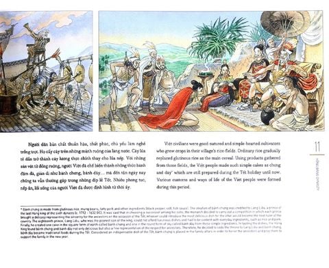  Combo 2 Quyển Lược Sử Nước Việt Bằng Tranh - Viet Nam - A Brief History In Pictures + Lược Sử Nước Việt Bằng Tranh 