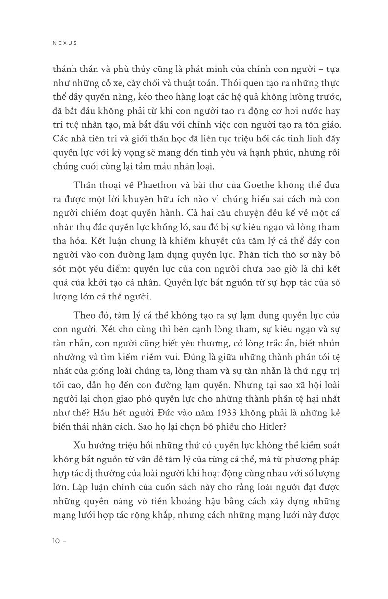 NEXUS - Lược Sử Của Những Mạng Lưới Thông Tin Từ Thời Đại Đồ Đá Đến Trí Tuệ Nhân Tạo - Yuval Noah Harari (Bìa Mềm)