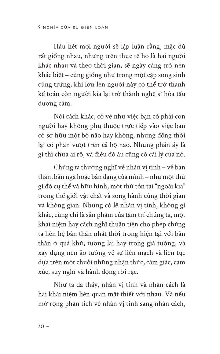 Ý Nghĩa Của Sự Điên Loạn - Cách Nhận Diện Nguồn Cơn Và Xử Lý Những Nỗi Đau Tinh Thần Sâu Trong Bạn - Neel Burton