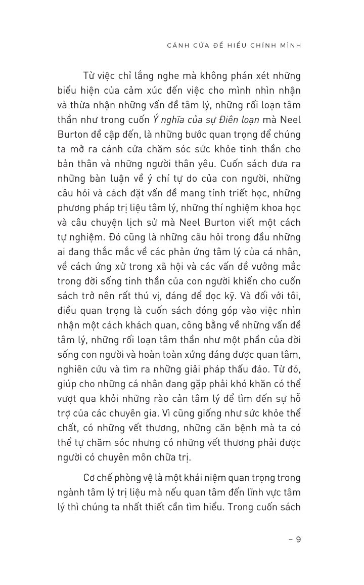 Ý Nghĩa Của Sự Điên Loạn - Cách Nhận Diện Nguồn Cơn Và Xử Lý Những Nỗi Đau Tinh Thần Sâu Trong Bạn - Neel Burton