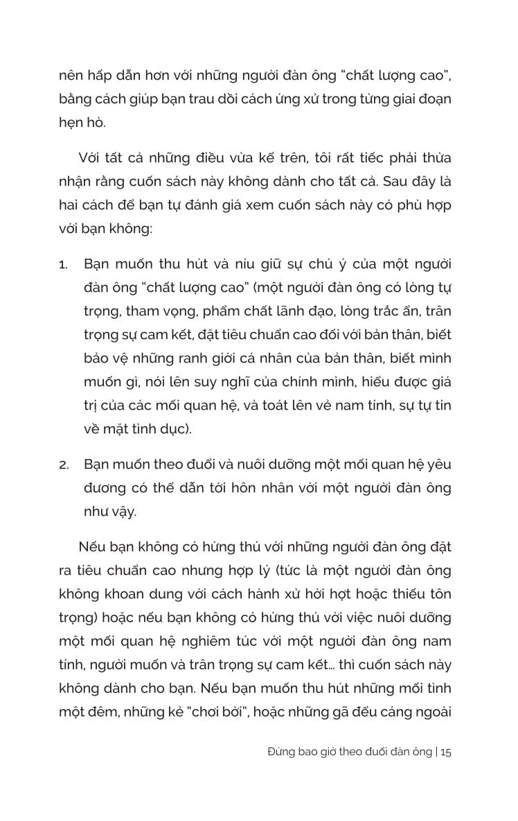 Đừng Bao Giờ Theo Đuổi Đàn Ông - 38 Tuyệt Chiêu Làm Chủ Mối Quan Hệ Với Người Khác Phái
