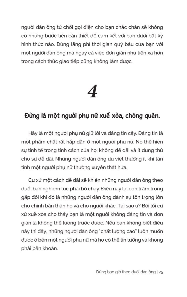 Đừng Bao Giờ Theo Đuổi Đàn Ông - 38 Tuyệt Chiêu Làm Chủ Mối Quan Hệ Với Người Khác Phái