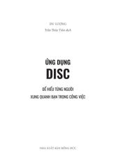 Ứng Dụng Disc Để Hiểu Từng Người Xung Quanh Bạn Trong Công Việc - Du Lượng