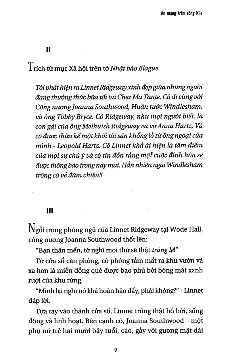 Án Mạng Trên Sông Nile - Agatha Christie