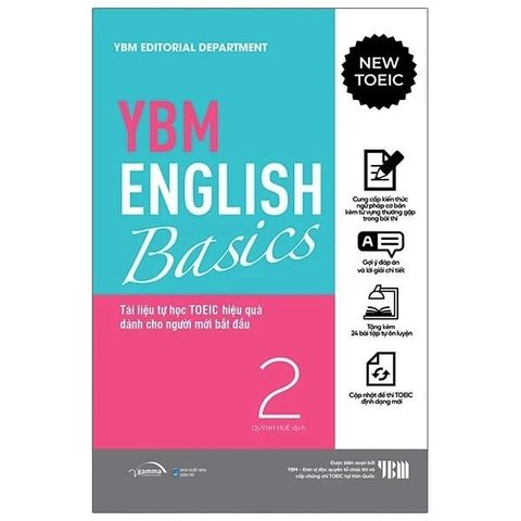  Combo 2 Quyển YBM English Basics ( Tập 1 + 2 ) 