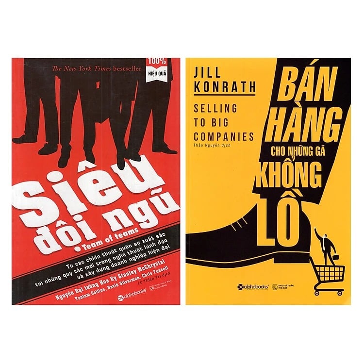 Combo 2 Quyển Tư Duy - Kỹ Năng Làm Việc (Siêu Đội Ngũ + Bán Hàng Cho Những Gã Khổng Lồ)