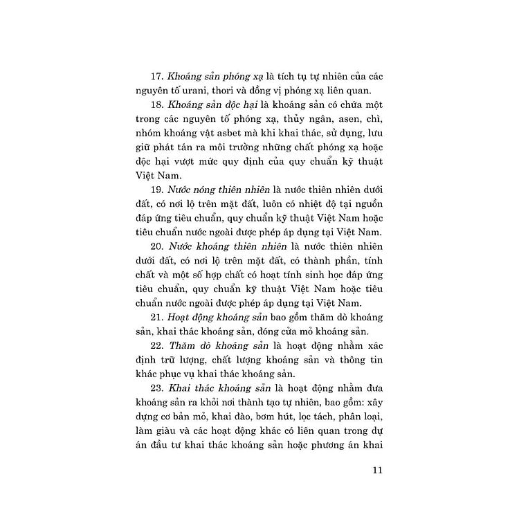 Luật Địa Chất Và Khoáng Sản Năm 2024 - Quốc hội