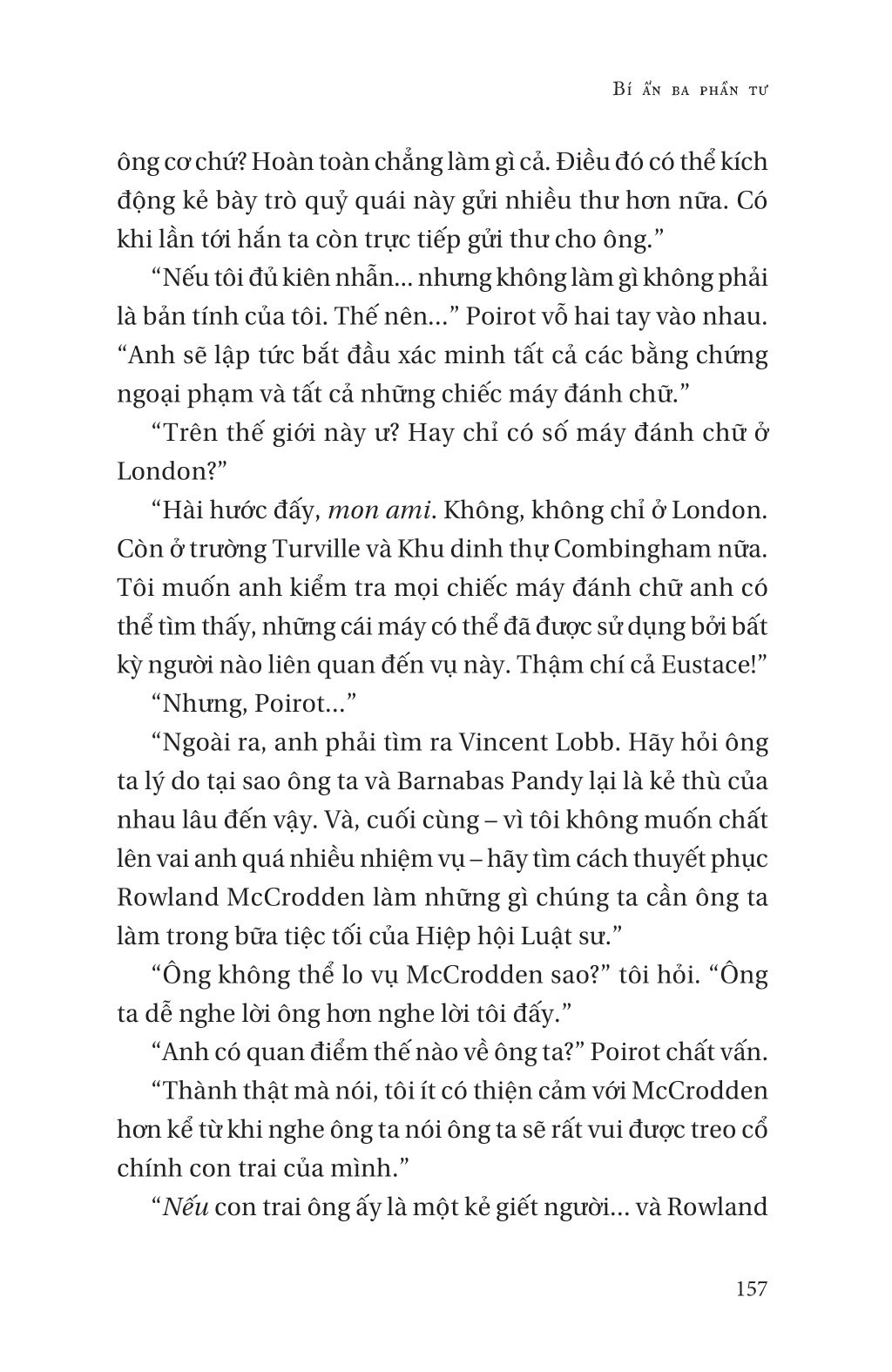 Bí Ẩn Ba Phần Tư - Agatha Christie