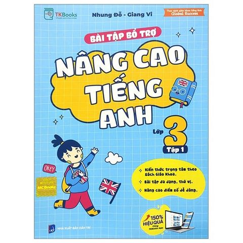  Combo 2 Quyển Bài Tập Bổ Trợ Nâng Cao Tiếng Anh Lớp 3 (Tập 1 + 2) 
